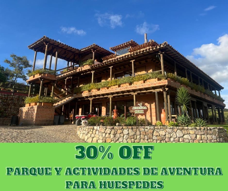Hotel, Bungalows, Chalet Y Cabanas Aventura Park Villa De Leyva La Periquera Ngoại thất bức ảnh